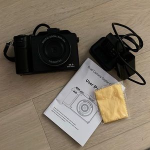 Vlogging Camera, 48MP UHD 4K Digital Camera for Photography